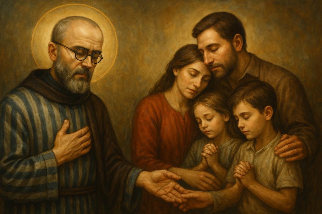 Preghiera a San Massimiliano Kolbe per la Carità nelle Famiglie